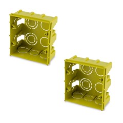 Caixa 4x4 Pvc Amarela - Forceline