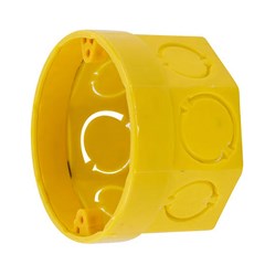 Caixa 4x4 Pvc Octogonal Kit Amarela - Forceline