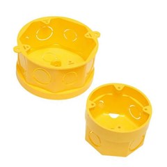 Caixa 4x4 Pvc Octogonal Kit Amarela - Forceline