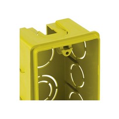Caixa 4x2 Pvc Drywall Amarela - Forceline