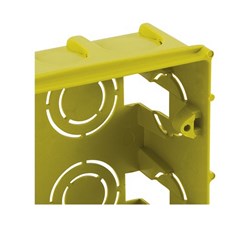 Caixa 4x2 Pvc Drywall Amarela - Forceline