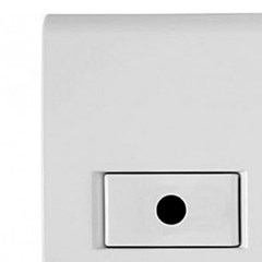 Placa 1 Posto 4x2 C/Furo Liz Branca - Tramontina