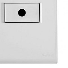 Placa 1 Posto 4x2 C/Furo Liz Branca - Tramontina