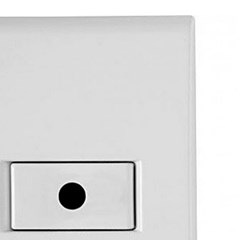 Placa 1 Posto 4x2 C/Furo Liz Branca - Tramontina