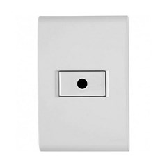 Placa 1 Posto 4x2 C/Furo Liz Branca - Tramontina