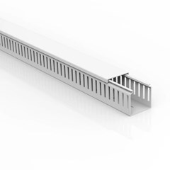 Canaleta Semi-Aberta 50x50x2000mm Branca - Enerbras