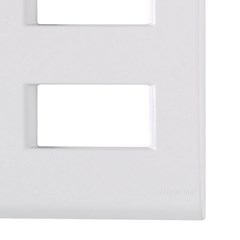 Placa 2 Posto 4x2 Afastado Liz Branca - Tramontina