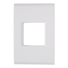 Placa 2 Posto 4x2 Junto Liz Branca - Tramontina