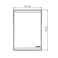 Placa Cega 4x2 Liz Branca - Tramontina
