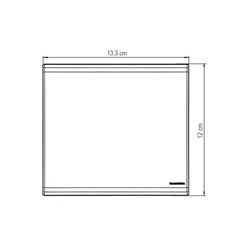 Placa 2 Posto 4x4 Horizontal Liz Branca - Tramontina