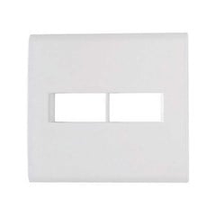 Placa 2 Posto 4x4 Horizontal Liz Branca - Tramontina
