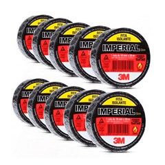 Fita Isolante Imperial Preta 18MM X 20M - 3M