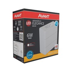 Arandela Led Elegance Rischi 6w 3000k Branca - Avant