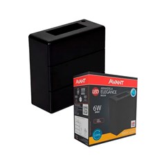 Arandela Led Elegance Rischi 6w 3000k Preta - Avant
