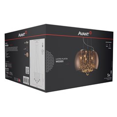 Lustre Wessex 50cm 5l Cromado - Avant