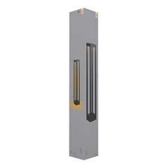 Balizador Effect 80cm 2700k Preto Fosco - Avant