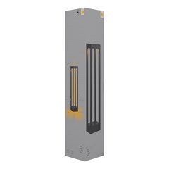 Balizador Effect 60cm 2700k Preto Fosco - Avant