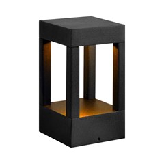 Balizador Effect 20cm 2700k Preto Fosco - Avant