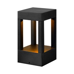 Balizador Effect 20cm 2700k Preto Fosco - Avant