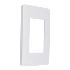 Placa 3 Posto 4x2 Orion Branca/Chrome Soft - Schneider