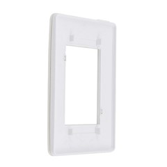 Placa 3 Posto 4x2 Orion Branca/Chrome Soft - Schneider