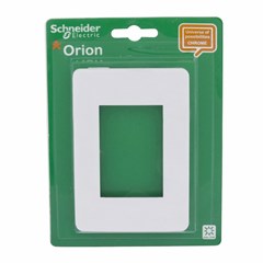 Placa 3 Posto 4x2 Orion Branca/Chrome Soft - Schneider