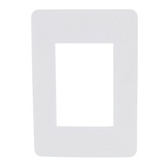 Placa 3 Posto 4x2 Orion Branca/Chrome Soft - Schneider