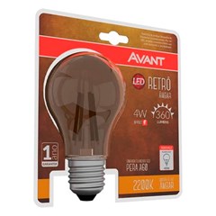 Lâmpada Retro Pera Led E-27 4w 2200k Bivolt - Avant