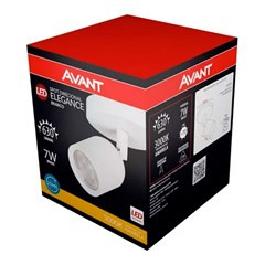 Spot Led Sobrepor Elegance 7w 6500k Bivolt Branca - Avant