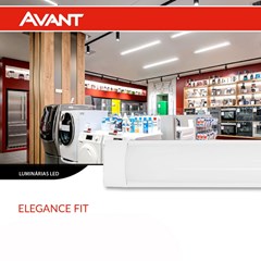 Luminária Slim Eleg Led 36w 6500k Bivolt - Avant
