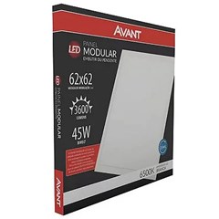 Painel Embutir Led Quadrado 45w 6500k Bivolt - Avant