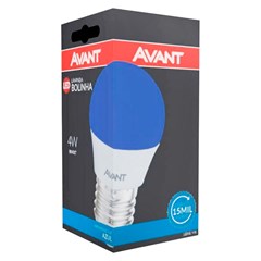 Lâmpada Bolinha Led E-27 4w Azul Bivolt - Avant