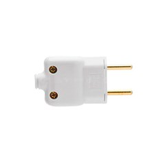 Plug Macho Prensa Cabo - Ilumi 2p 10a - Branco