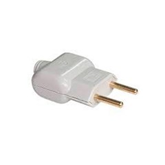 Plug Macho Prensa Cabo 2p 20a Branca - Ilumi