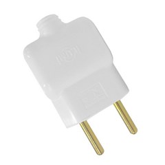 Plug Macho Prensa Cabo 2p 20a Branca - Ilumi