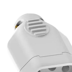 Plug Fêmea - Ilumi 2p+T 10a - Branco
