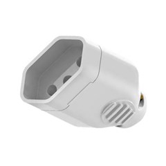 Plug Fêmea - Ilumi 2p+T 10a - Branco