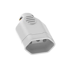 Plug Fêmea - Ilumi 2p+T 10a - Branco