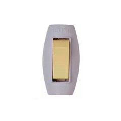 Plug Interruptor Pera 6a Cinza - Ilumi