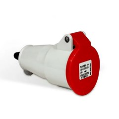 Tomada De Acoplamento 3p+T 16a 380/440v 6h Vermelho N4056 - Steck