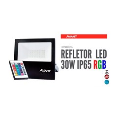 Refletor Led 30w Rgb Bivolt - Avant