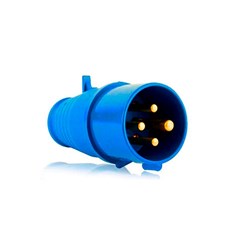 Plug Móvel 3p+T 16a 200/250v 9h Azul N4079 - Steck