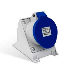 Tomada Sobrepor 2p+T 16a 200/250v 6h Ip44 Azul N3006 - Steck