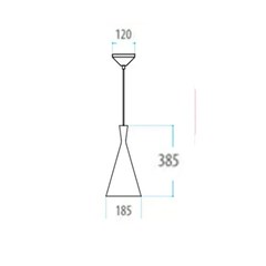 Pendente Genebra 1XE-27 Branco Fosco - Avant