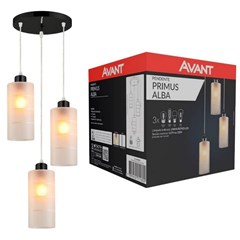 Pendente Primus Alba 3XE-27 - Avant