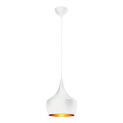 Pendente Zurique Aço 1XE-27 Branco Fosco - Avant