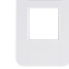 Placa 2 Posto 4x2 Junto Tablet Branca - Tramontina
