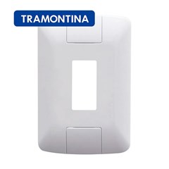 Placa 1 Posto 4x2 Vertical Aria Branca - Tramontina
