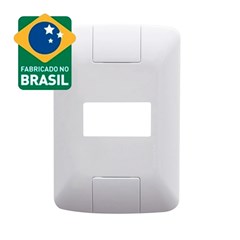 Placa 1 Posto 4x2 Horizontal Aria Branca - Tramontina