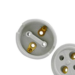 Tomada Porcelana Externa 2P 25A 380V - Decorlux